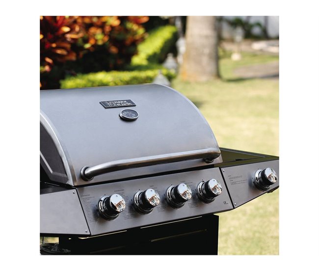 Barbacoa a gas Negro