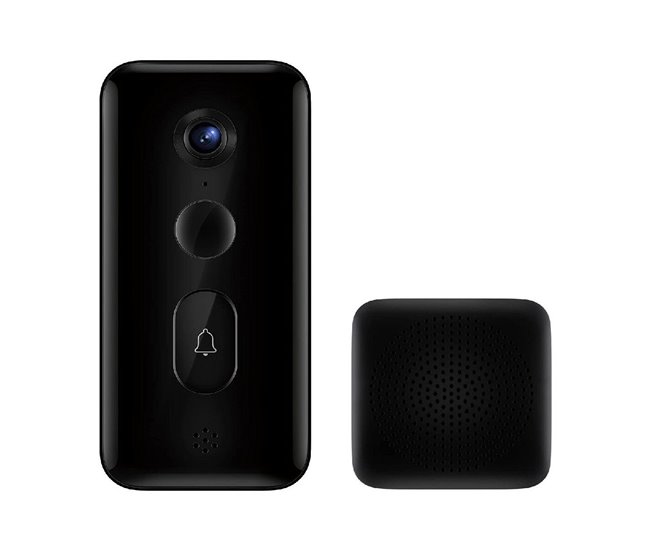 Timbre con Sensor de Movimiento Smart Doorbell 3 Negro