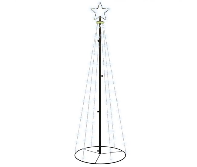 Árbol De Navidad Cónico Blanco