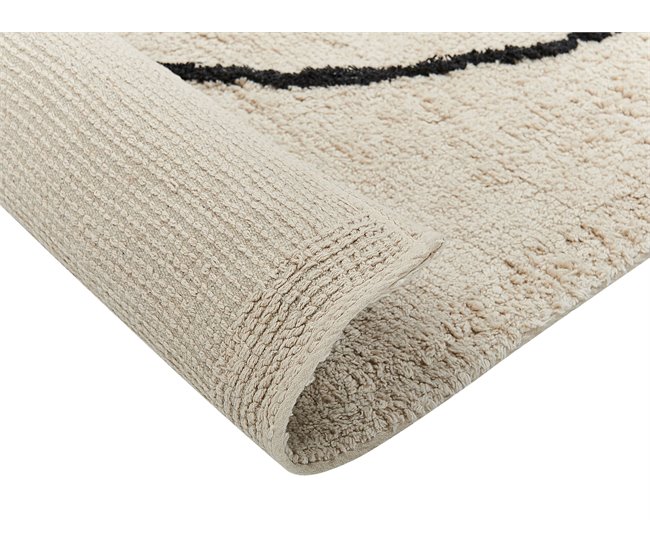Beliani Alfombra de pelo corto BAYIR 140x200 Beige