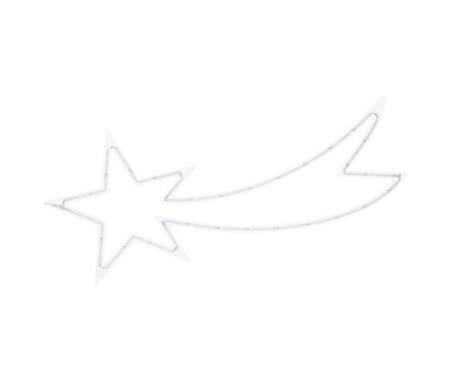 Estrella Fugaz con 35 luces RGB con controlador Multicolor