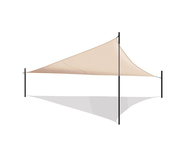 Acomoda Textil – Toldo Vela de Sombra. 400x400 Beige
