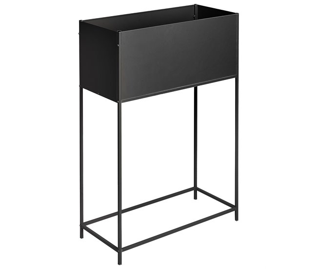 Beliani Maceta con patas TAPIEN Negro