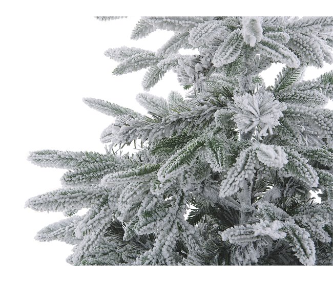 Beliani Árbol de Navidad BASSIE Blanco
