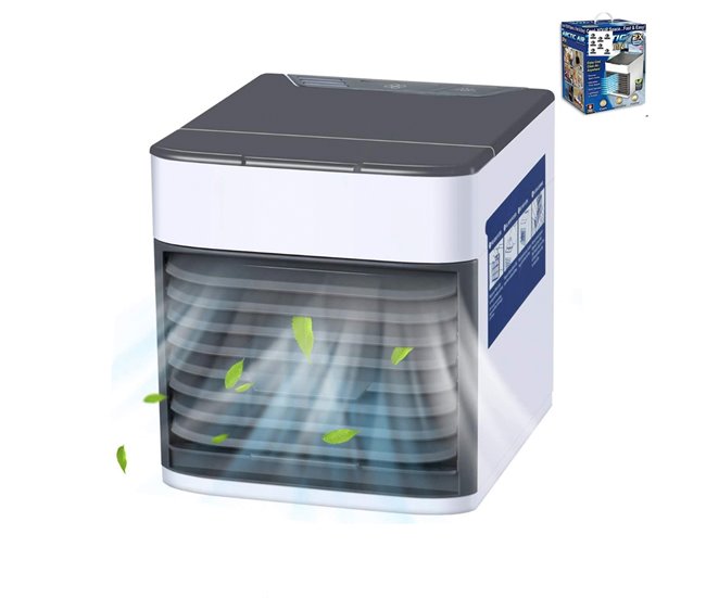 Mini Aire Acondicionado Climatizado Portátil Klack Ventilador Mini Usb Para Hogar con Difusor De Agua Multicolor