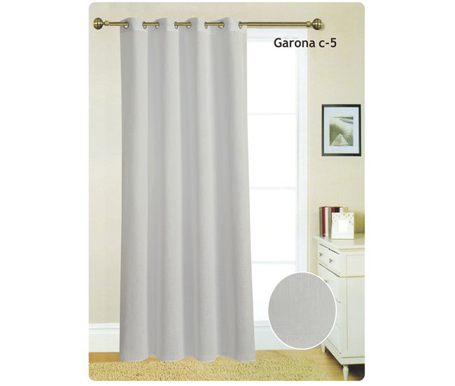 Cortina ollados GARONA Gris