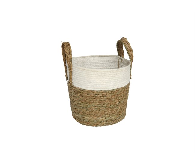 Cesta LARA fibra vegetal 27x24x27cm Natural