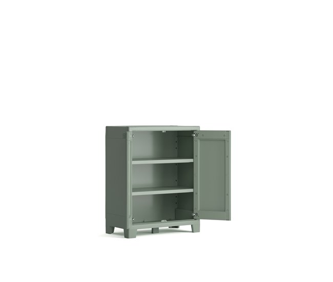 Armario resina exterior PLANET outdoor bajo 100x80x44cm verde Verde
