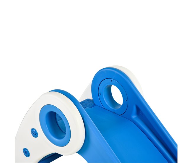 Tobogán Plegable Infantil HDPE HOMCOM Azul