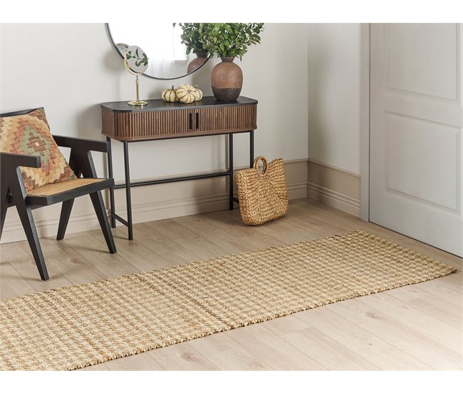 Beliani Alfombra de pelo corto ARAPTEPE Beige
