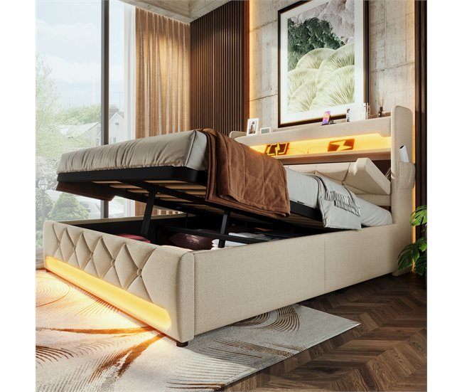 Canapés abatibles Beige