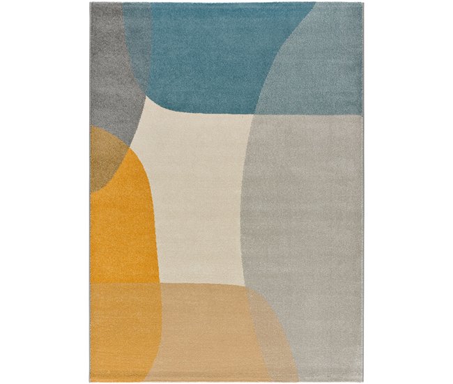 Alfombra geométrica MONIC - ATTICGO 160x230 Multicolor