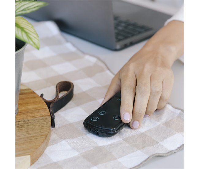 Calefacción de exterior de pie ReadyWarm 8200 Power Quartz Smart Cecotec Negro