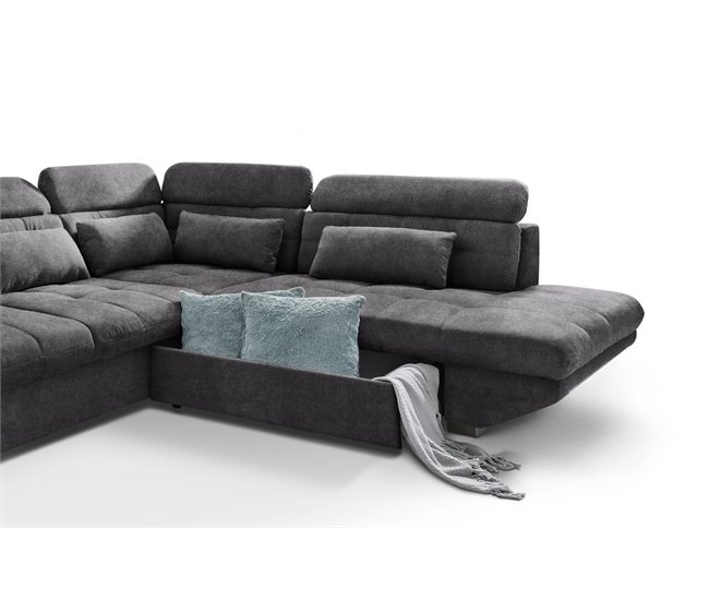 Rinconera convertible en cama ETERNITY Antracita