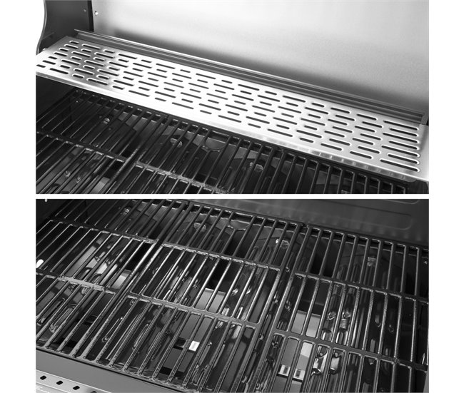 Cocina exterior modular FYRA - 4 quemadores Negro