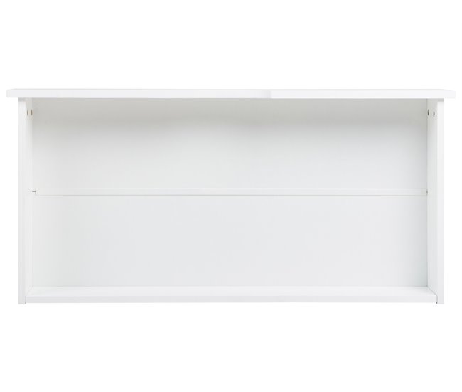 Beliani Conjunto de 2 cajones de cama Madera de pino CRONAT Blanco