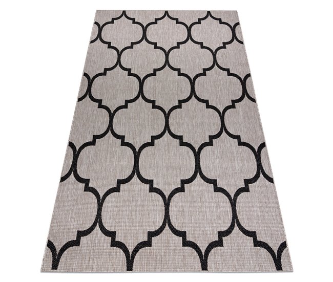 Alfombra de cuerda sisal FLOORLUX 20608 Espaldera marroquí 240x330 Gris
