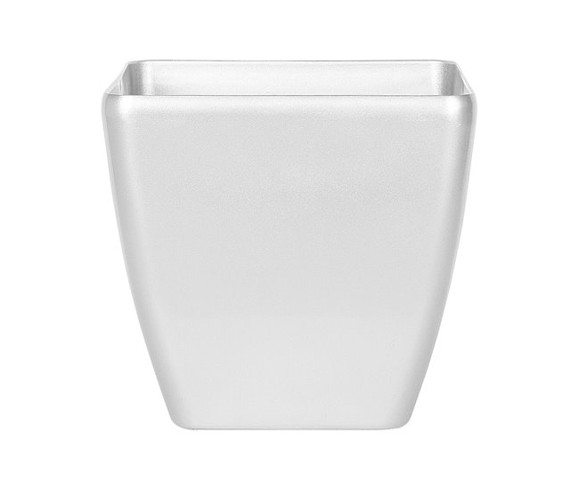 Beliani Maceta ASTRAS Plateado