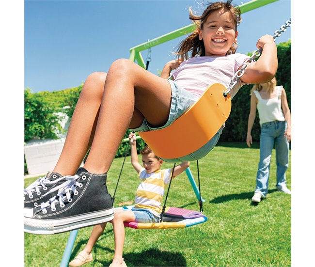 Columpio infantil con nido INTEX Azul/ Verde