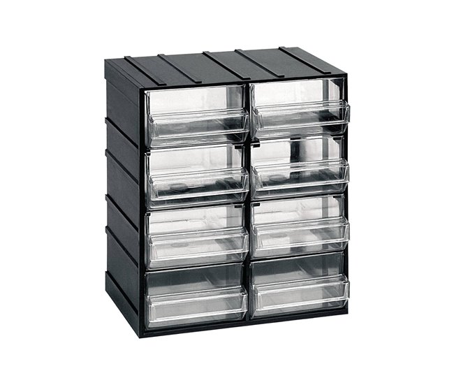 Armario multiusos 2 puertas en PVC Antracita