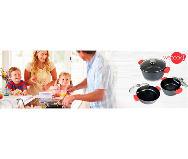 Cacerola Wecook Ecostone Negro