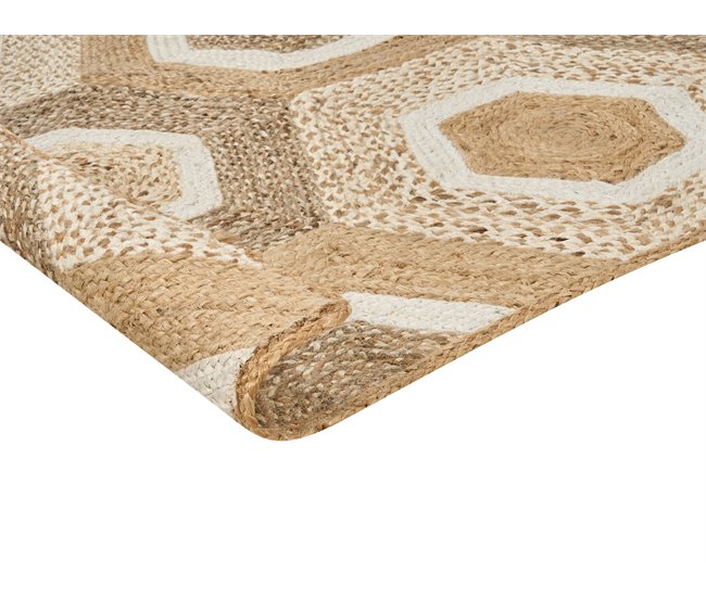 Beliani Alfombra de pelo corto BASOREN 160x230 Beige