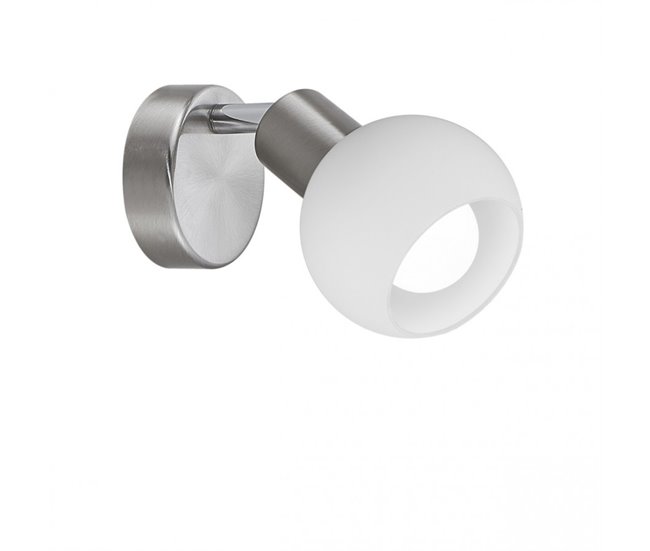 Aplique Pared Metal Serie Opal Niquel