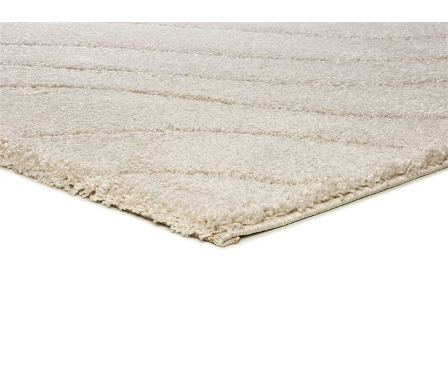 Alfombra de estilo escandinavo MOLIER - ATTICGO 80x150 Blanco
