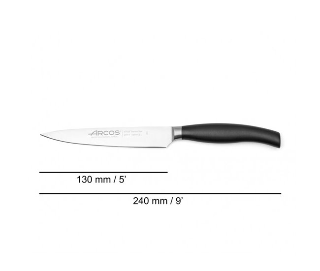 Arcos Cuchillo Verduras Clara Negro