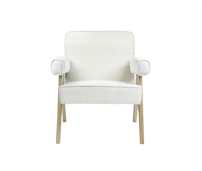 Sillón decorativo ARTEMISA blanco Blanco