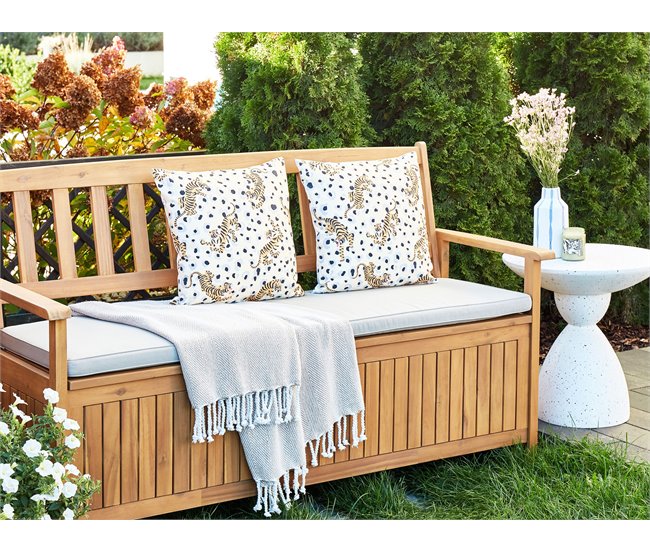 Beliani Cojín de jardín ARENZANO 45x45 Multicolor