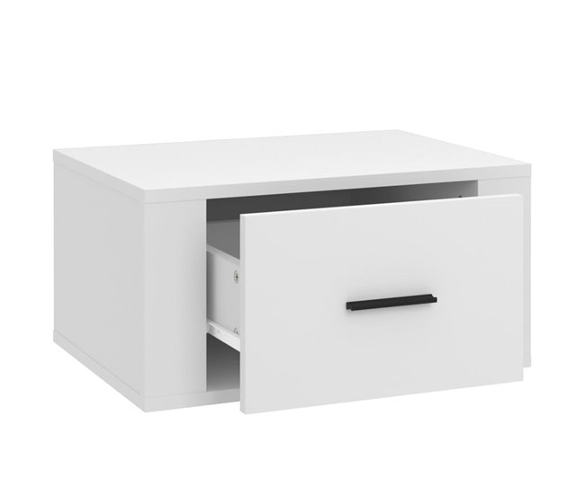 2 Mesitas de noche de pared 50 Blanco