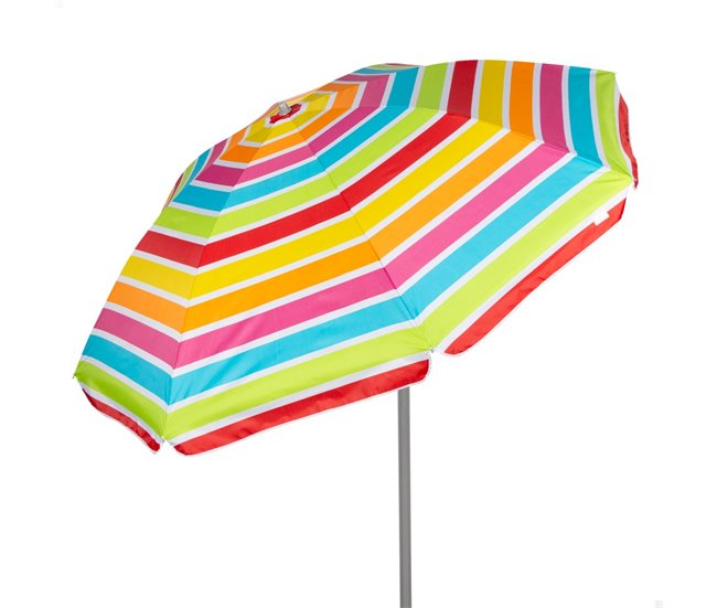 Aktive Sombrilla de playa inclinable Multicolor