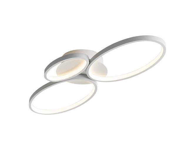 Lámpara De Techo Aluminio Serie Sios Blanco