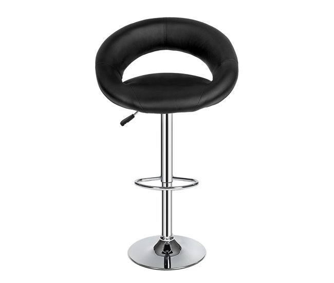 2 taburetes de bar Negro