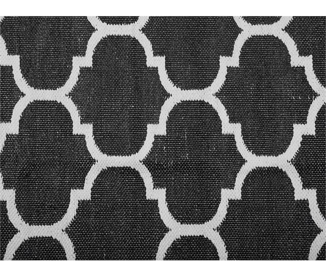 Beliani Alfombra de exterior ALADANA 140x200 Negro