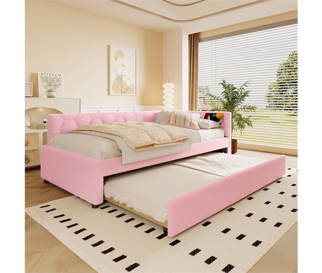 Camas nido 95x208 Rosa