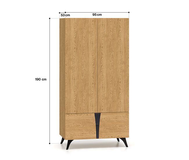 Armario 4 puertas Soah Madera