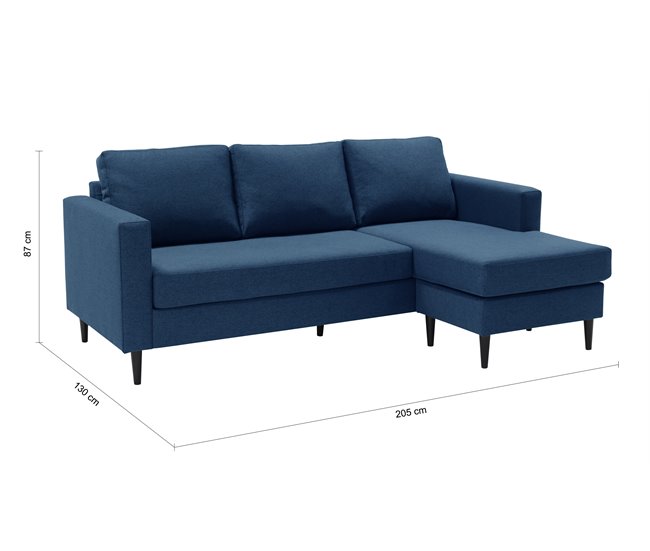 Chaise longue CRUSH Azul