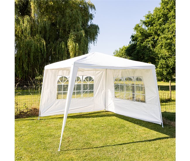 Carpa de recepción, 3 x 3 m Blanco