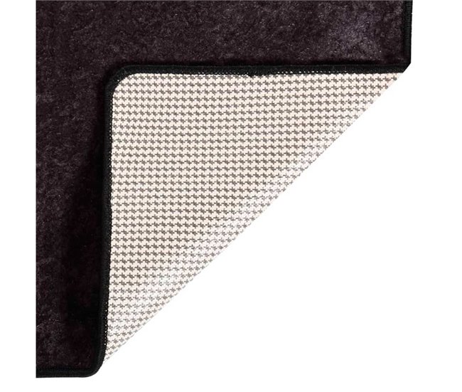 Alfombra rectangular lavable y antideslizante 80x300 Antracita