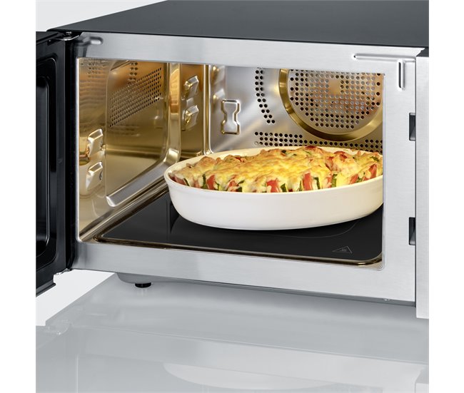 Microondas con Grill y Convección de 25 L. SEVERIN MW 7777, 900 W Negro