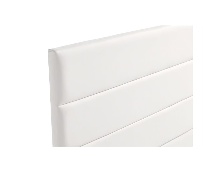 CABECERO TAPIZADO GENOVA POLIPIEL  - Moonia 130 Blanco