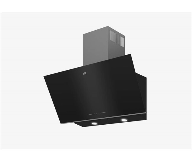 Campana inclinada BEKO BHCA96641BBHS A 712m3/h 90cm negro  Negro