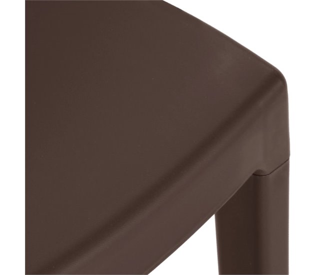 2 Sillas modernas de jardín de plástico Antracita