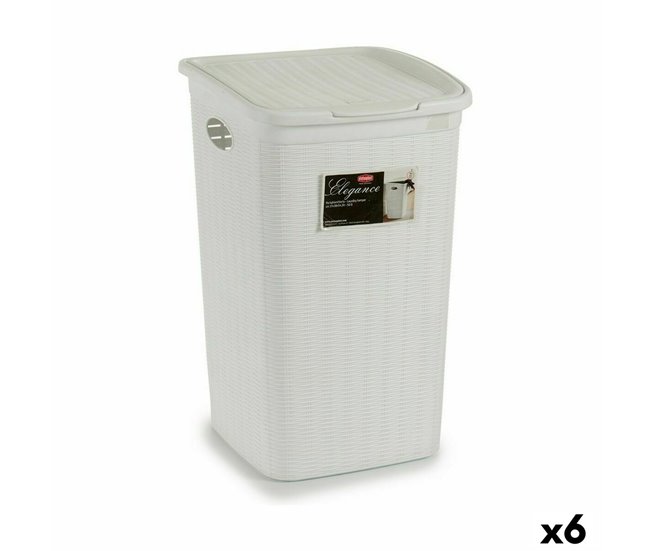 Cesto para la Ropa Elegance Blanco