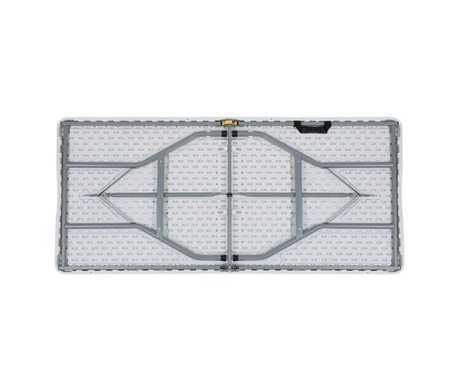 MegaPack 10 Mesas Plegables Rectangulares 70x150 Blanco