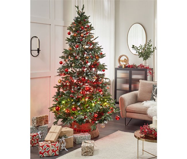 Beliani Árbol de Navidad DENALI Verde