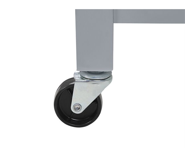 Beliani Carrito de cocina GENOA 80 Gris