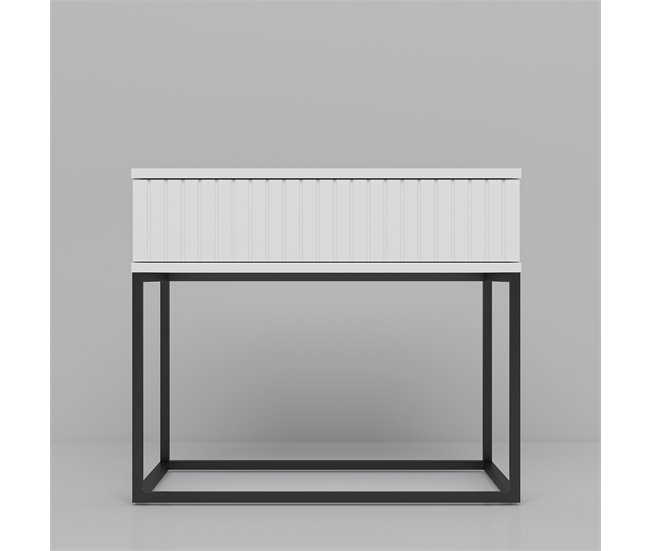 Mesita STYLE 60cm un cajón Blanco